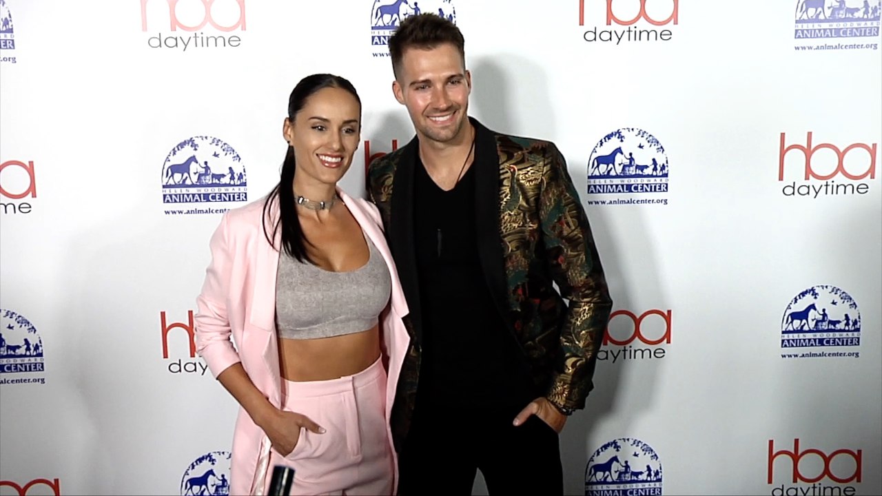 James Maslow and Gabriela Lopez 2018 Daytime Hollywood Beauty Awards Red Carpet