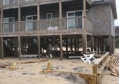 Hurricane Florence Leaves Damage to Seafront Homes in Avon, North Carolina