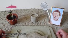 EATING SAND!!! Kluna Tik Dinner  ASMR eating sounds no talk comiendo arena 食べる砂 есть песок