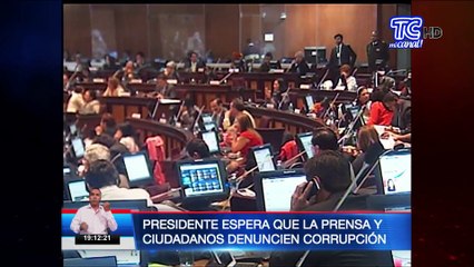 Lenín Moreno pide denunciar la corrupción