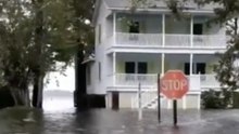 Hurricane Florence Storm Surge Turns Streets Into Waterways in Belhaven, North Carolina