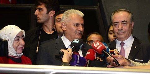 TBMM Başkanı Binali Yıldırım'dan Devler Ligi Temennisi