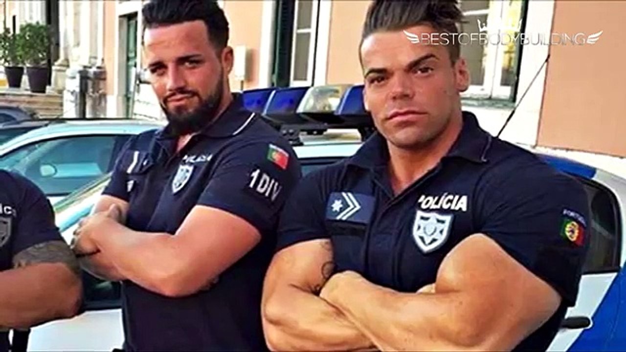 Top 5 Biggest Bodybuilding Cops - Crazy Police Muscle