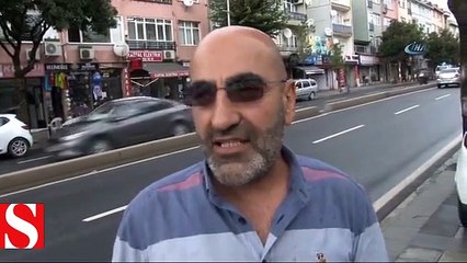 Kız arkadaşı ile tartışan gence otomobil böyle çarptı
