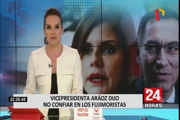 Mercedes Aráoz dice que asumiría la presidencia si Martín Vizcarra es vacado