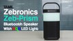 Zebronics Zeb-Prism Bluetooth Speaker With RGB LED Light - Tamil