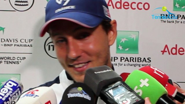 Coupe Davis 2018 - Lucas Pouille sur la paire Julien Benneteau/Nicolas Mahut : C'est incroyable