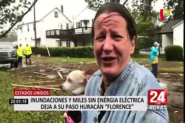 EE.UU: al menos cinco personas fallecidas tras paso de huracán Florence