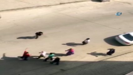 500 TL için apartman basan şahıslar korku dolu anlara neden oldu