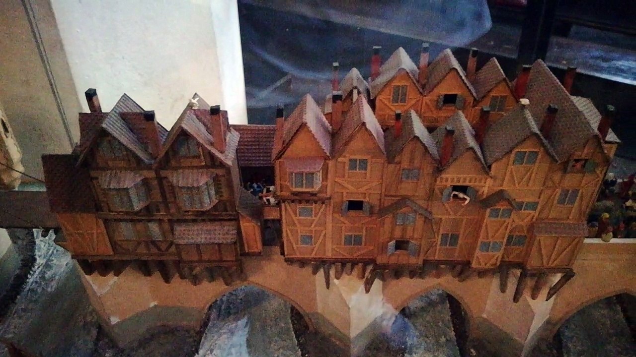 MAQUETTE DU LONDON BRIDGE AU MOYEN AGE