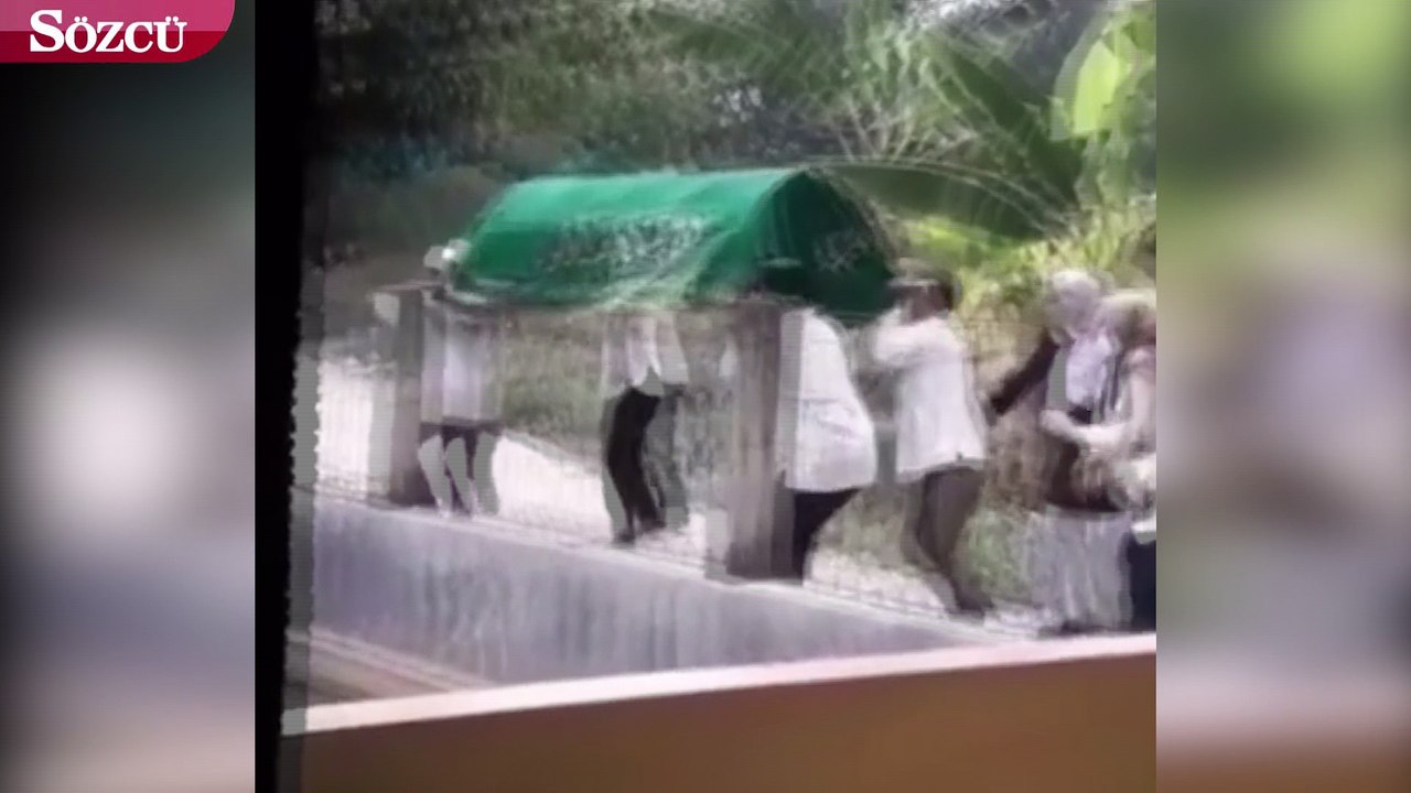 Cenazeyi havuza böyle düşürdüler