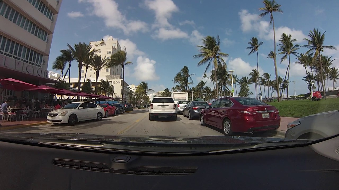 Ocean Drive avenue de Miami Beach