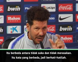 Saya Tak Pernah Bilang Tidak Menyukai Gaya Pep Di Barca - Simeone