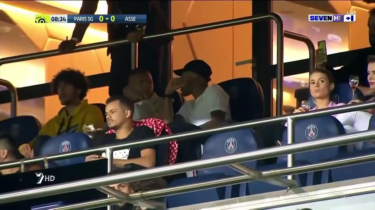 ملخص مباراة باريـس سان جـيرمـان وسانت ايتيان 4-0 I تالق ديماريا I ظهور نيمار وامبابى