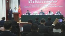 Maduro participa en China en un foro de negocios para empresas venezolanas