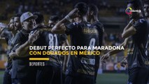 Debut perfecto para Maradona con Dorados en México