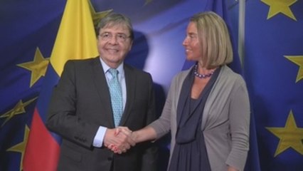 Canciller colombiano aborda con UE crisis de Venezuela y cooperación con OTAN