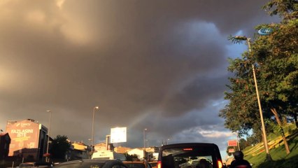 İstanbul’da gökkuşağı sürprizi