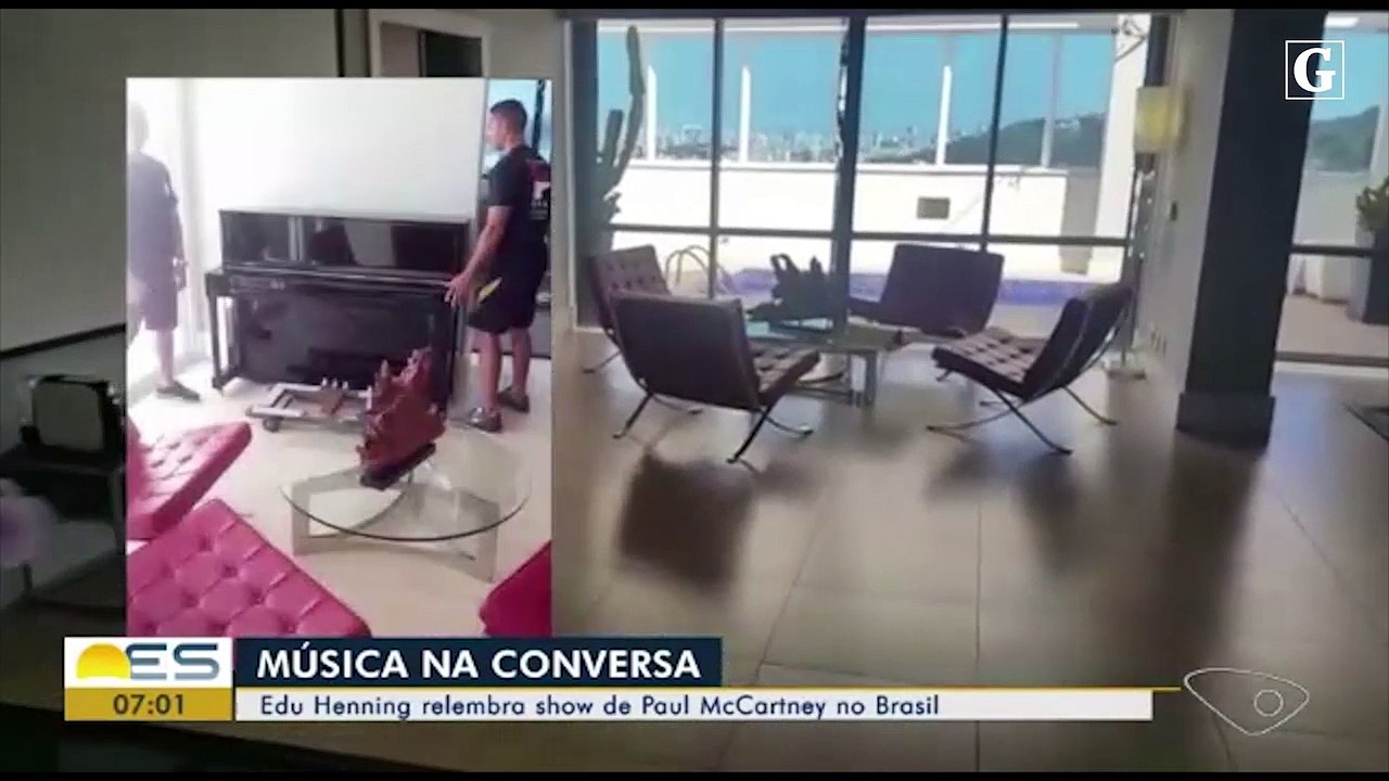 Veja quarto em que Paul McCartney ficou hospedado durante sua passagem pelo ES