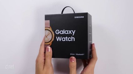 Samsung Galaxy Watch Rose Gold unboxing