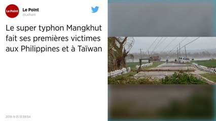 Philippines. Le super typhon Mangkhut a déjà fait au moins huit victimes