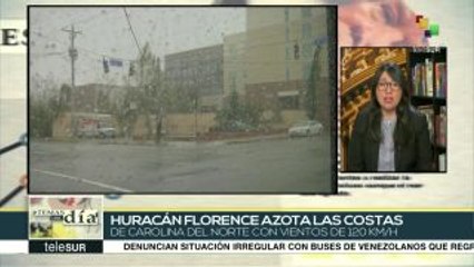 EEUU: tres fallecidos y más de un millón de evacuados por Florence