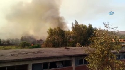 Muğla’da kağıt fabrikasında yangın