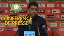 Conférence de presse AS Nancy Lorraine - Havre AC (0-1) : Didier THOLOT (ASNL) - Oswald TANCHOT (HAC) - 2018/2019