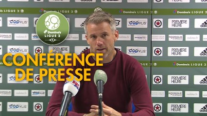 Conférence de presse Red Star  FC - FC Lorient (0-3) : Régis BROUARD (RED) - Mickaël LANDREAU (FCL) - 2018/2019