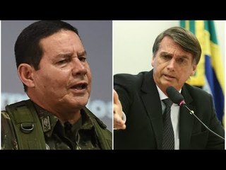 General Mourão torna-se protagonista e mantem candidatura de Bolsonaro no topo