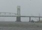 Cape Fear River Choppy, Skies Gray in Wilmington After Florence
