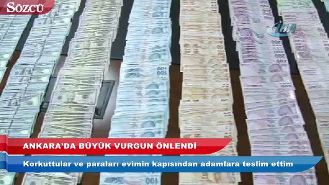 Ankara’da 1 milyon liralık dolandırıcılık vurgunu böyle önlendi!