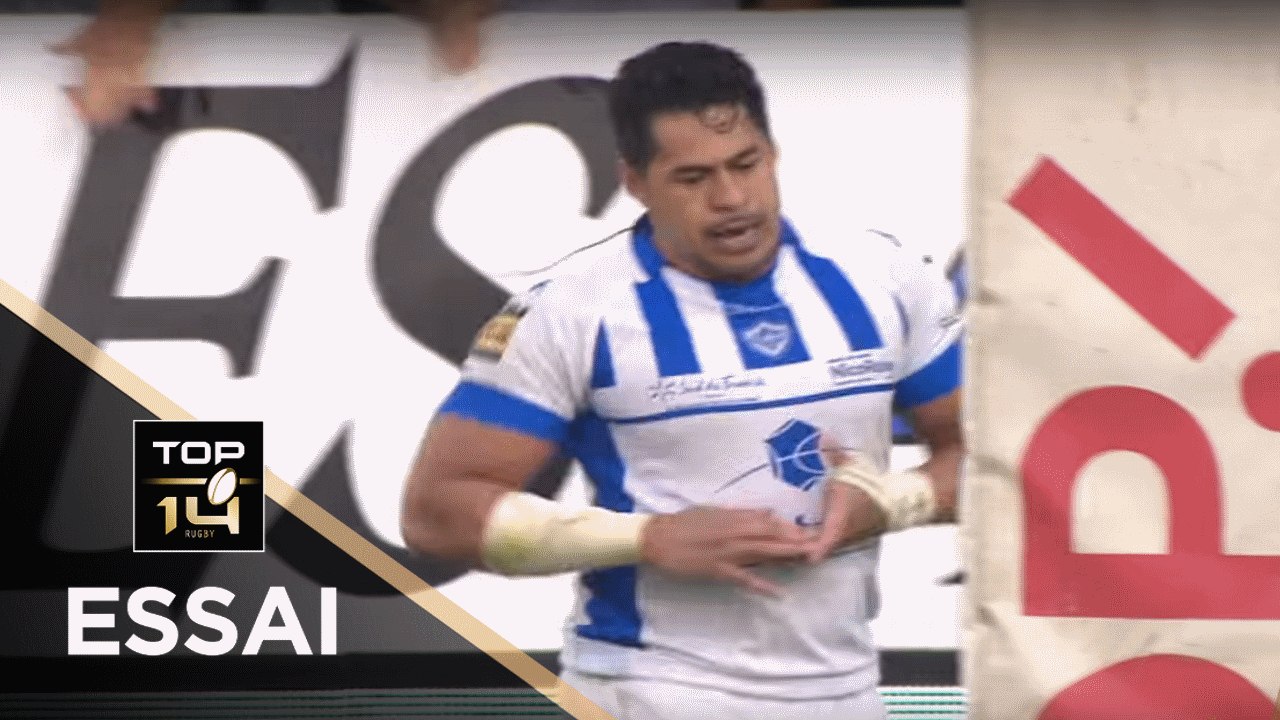 TOP 14 - Essai Alex TULOU 2 (CO) - Castres - Grenoble J4 - Saison 2018/2019