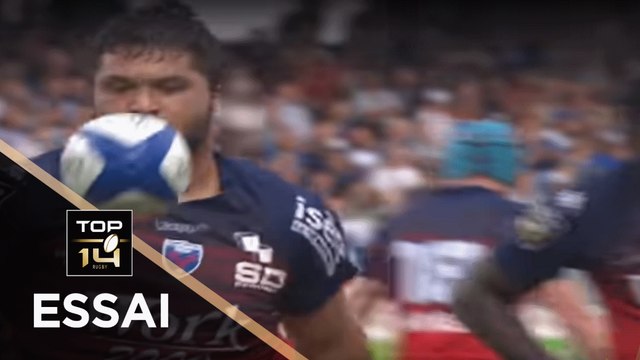 TOP 14 - Essai Ali OZ (FCG) - Castres - Grenoble J4 - Saison 2018/2019