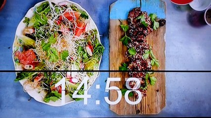 وصفات جيمي-شرائح الدجاج المشوي مع النودلز