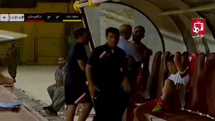 درگیری اشکان دژاگه با جان توشاک درزمان تعویض این بازیکن