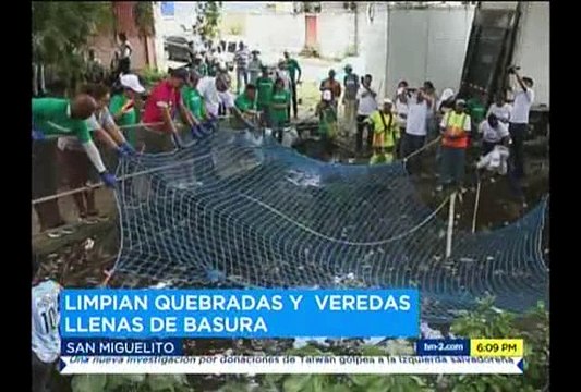 TVN día mundial de la limpieza ambiental, muchos voluntarios