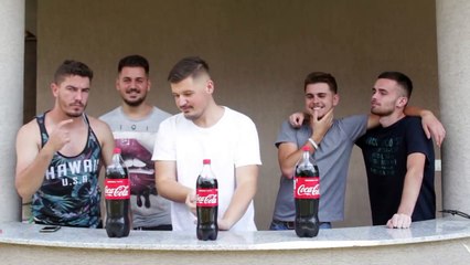 ALBANIAN COCA COLA CHALLENGE - KUSH E PIN MA SHPEJT !!!