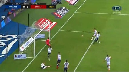 Jose carlos Goal - Monterrey vs Guadalajara Chivas  0-1