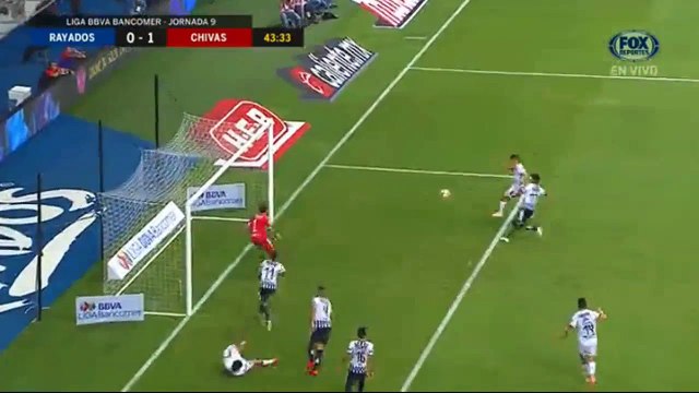 Jose carlos Goal - Monterrey vs Guadalajara Chivas 0-1