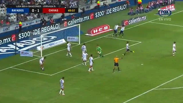 Dorlan Pabón Goal - Monterrey vs Guadalajara Chivas 1-1