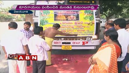 Mandava Kutumba Rao Donates 10 Tons Vegetables To TTD