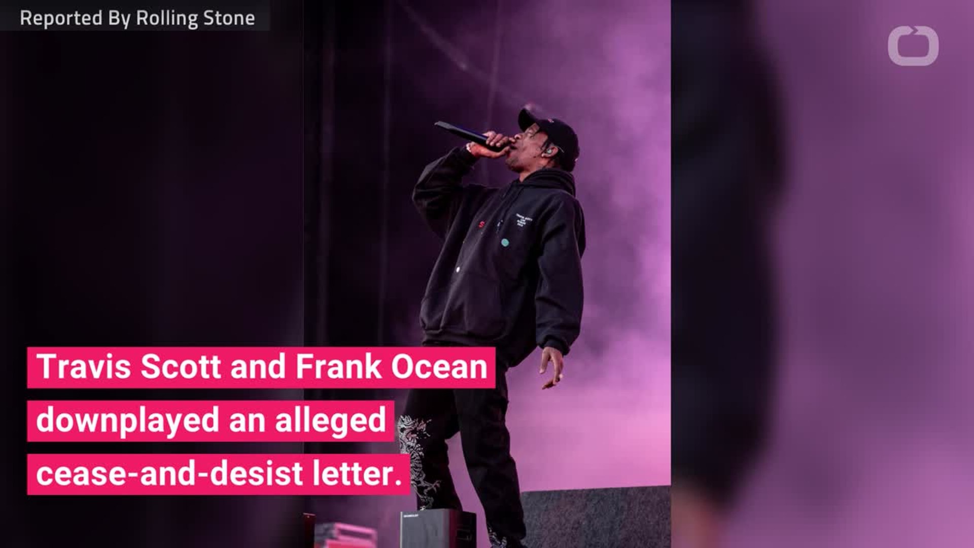 ⁣Travis Scott, Frank Ocean Downplay Alleged Cease-and-Desist