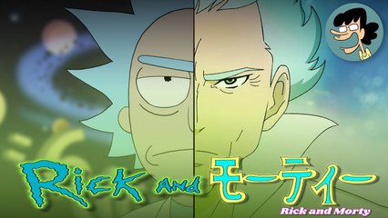 Rick & Morty vue comme un anime