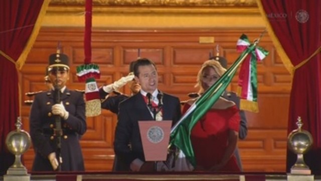 Peña Nieto lanza por última vez el tradicional grito de independencia