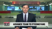 S. Korean advance team leaves for Pyeongyang ahead of summit