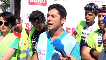 Sepsis hastalığına farkındalık oluşturmak için pedal çevirdiler