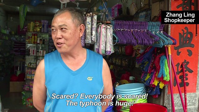 China's southern coast prepares for super Typhoon Mangkhut