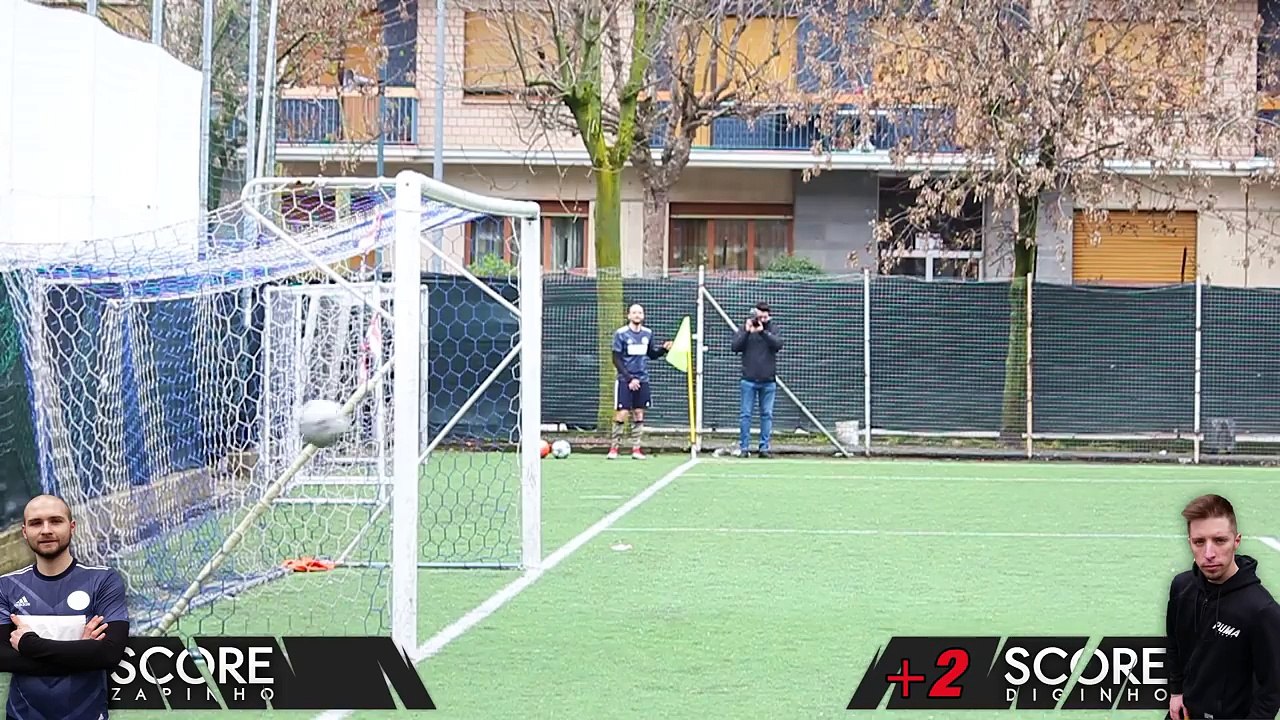 CORNER GOAL Free Kick CHALLENGE - La Rivincita di DIGINHO