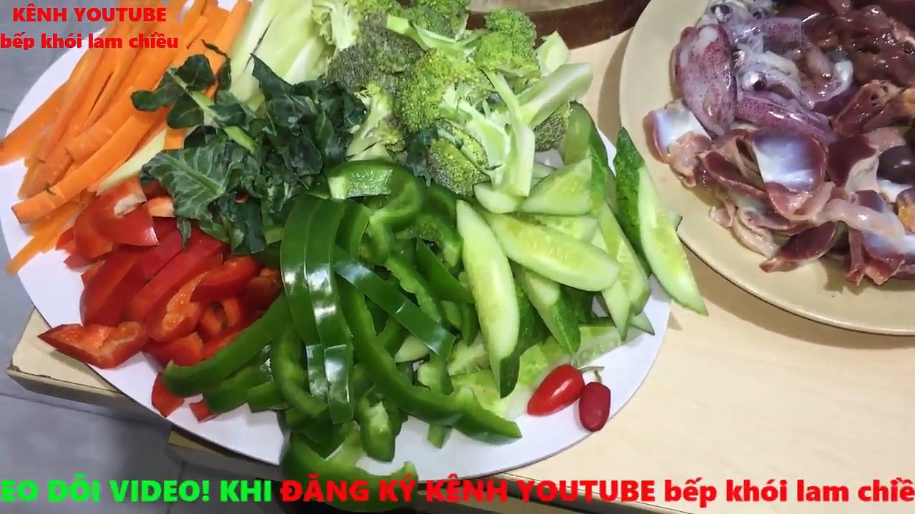 Nấu ăn # Cách làm món lòng gà xào thập cẩm #mónngonmỗingày#